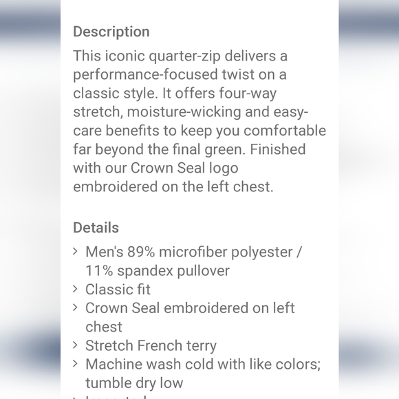 Peter Millar Element 4 Wicking - Picture 8 of 9